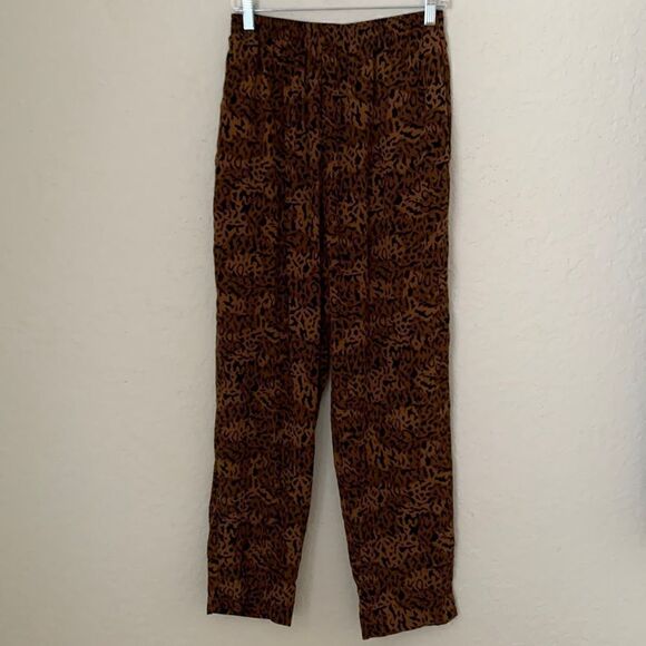 Maggie Sweet High Rise Enimal Print Lightweight Pants Size M - Picture 2 of 10